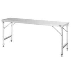 RVS werktafel - inklapbaar - 2000x700mm