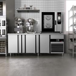 Padaria-Elétrico-Forno combinado - Táctil - 7" ecrã tátil - 6 GN 1/1 ou 6 EN 600x400 - incl. Sistema de lavagem, Sonda de temperatura & Wi‑Fi/Cloud