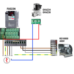 GM 3/8-VML- شیر مغناطیسی گاز