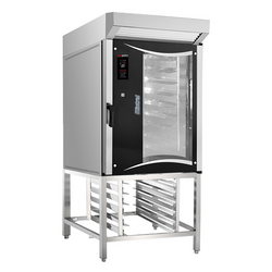 Forno eléctrico de ar quente - Digital - 10x EN 600 x 400 cm - incl. exaustor e suporte de base