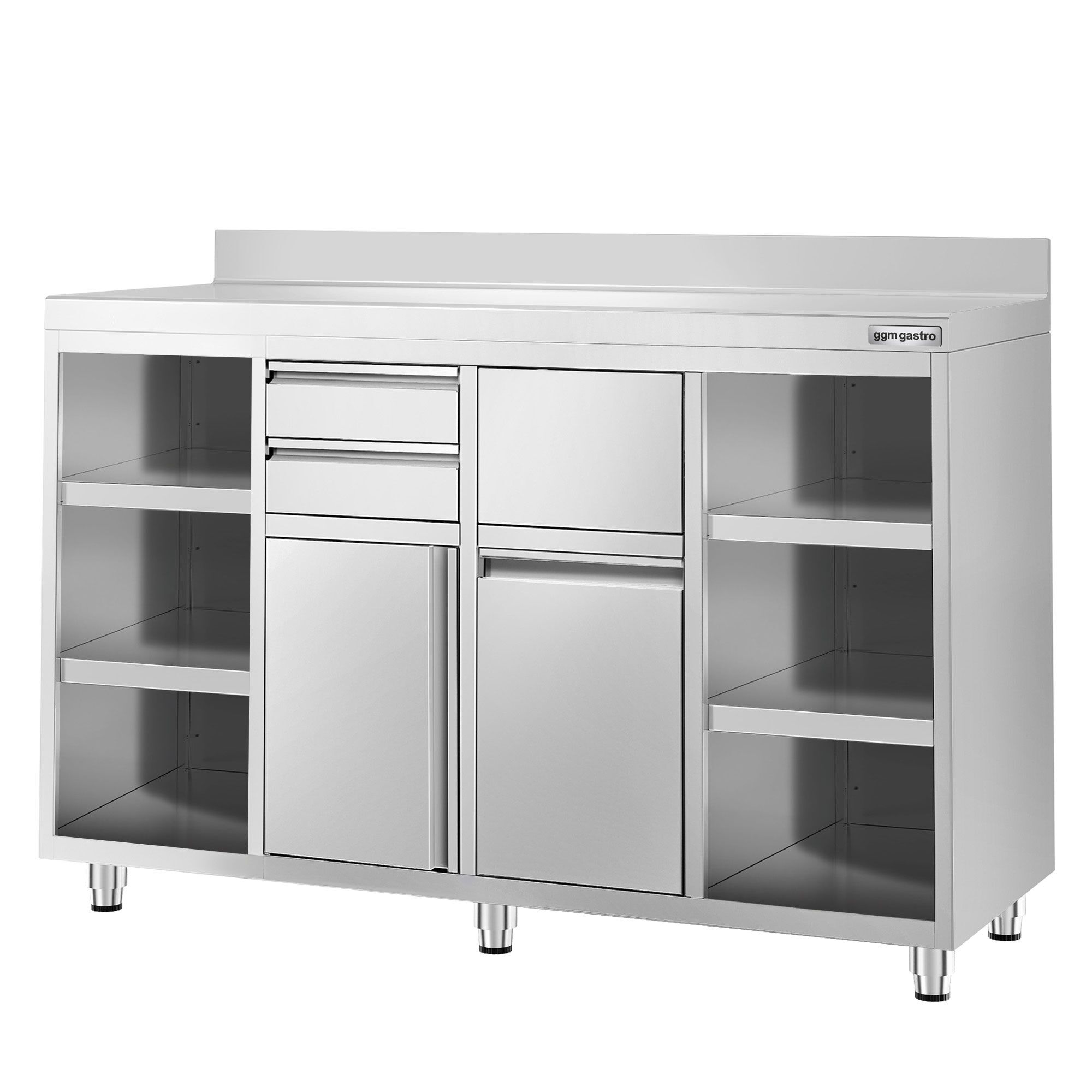 Table armoire en acier inoxydable - 1600x600mm - pour cafetière à filtre