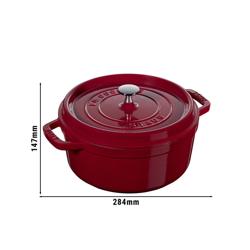 STAUB | LA COCOTTE - Kookpot - Ø 220mm - Gietijzer - Bordeaux