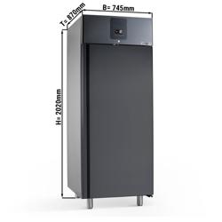 Eistiefkühlschrank Edelstahl Premium PLUS - für 48x 5L oder 32x 7L Eisbehälter - Anthrazit