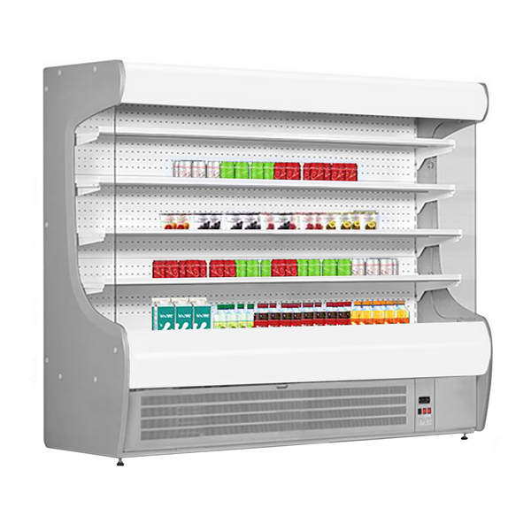 Estante de refrigeración de pared - 2,5 x 0,9 m - con 4 estantes