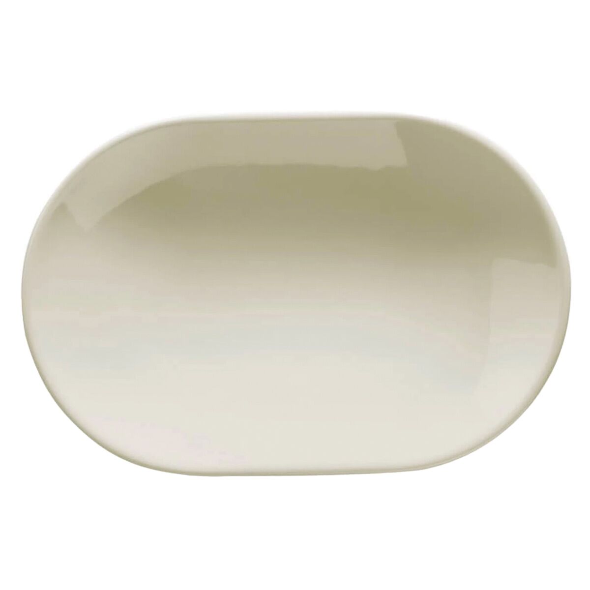 (4 pièces) TEOS - Plat / Assiette à Döner - Ovale - 360 mm - Crème