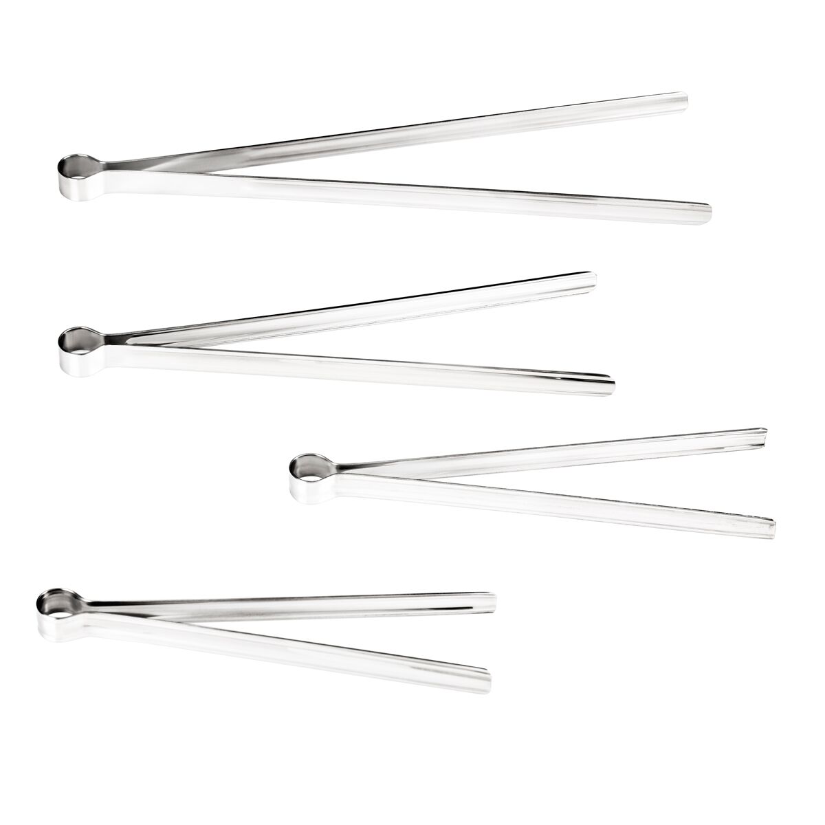 (4 pcs) Pince à barbecue - Longueur : 270mm - Acier inoxydable