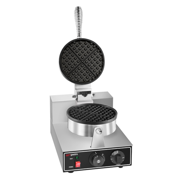 Ferro de waffle simples - Forma: redondo