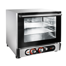 Heteluchtoven KOMPAKT - met stoomfunctie - Handmatig - incl. 4 bakplaten 450x340mm