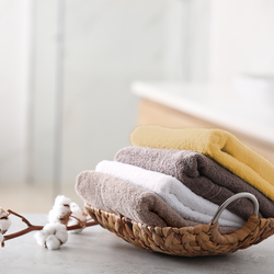 (10 stuks) Groenland douchehanddoek - 70 x 140 cm - Taupe