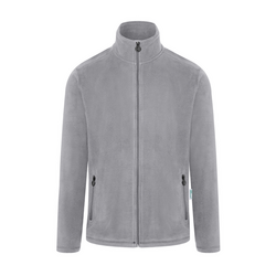 KARLOWSKY | Giacca in pile da lavoro da uomo Warm-Up - Grigio platino - Taglia: 4XL