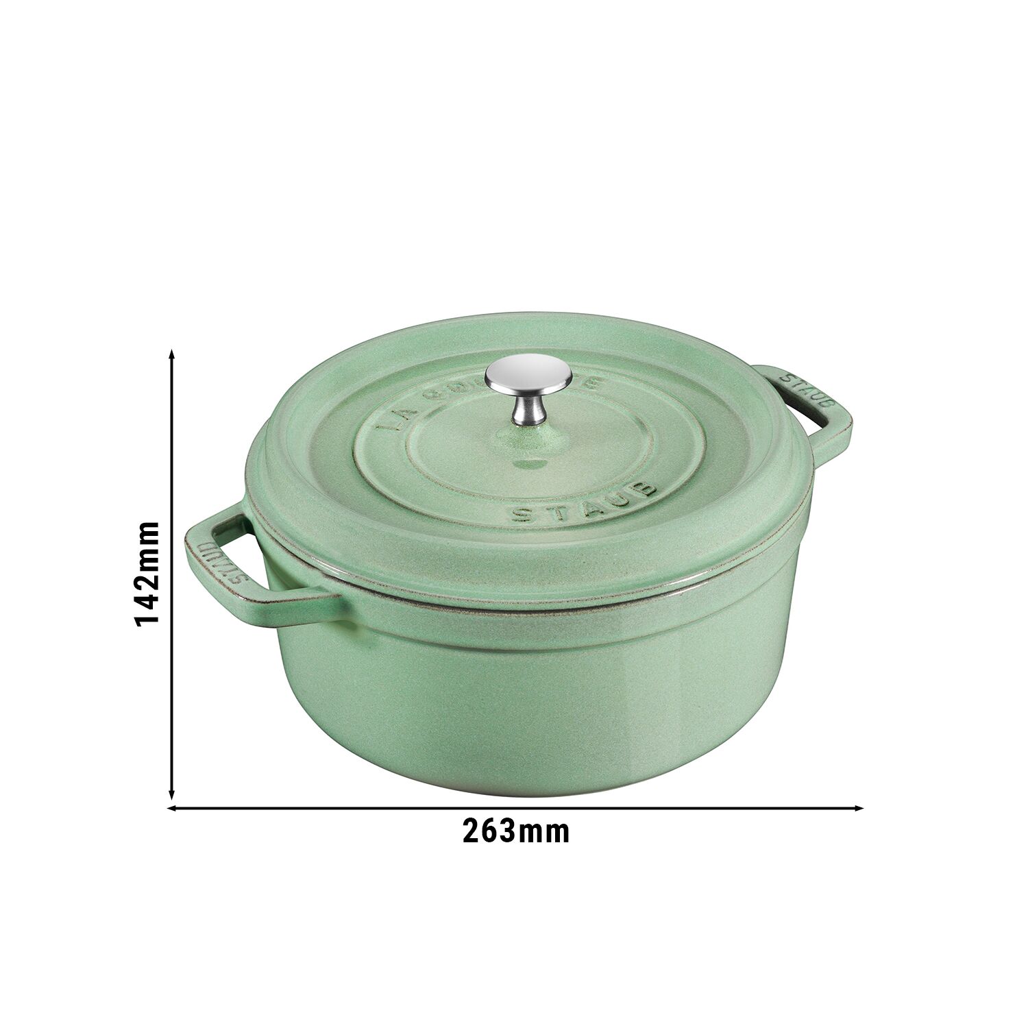 STAUB | Cocotte Round Enamelled Cast Iron Casserole Dish – Ø 200 mm