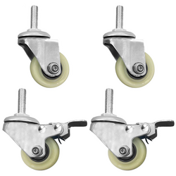 Wielenset voor SAJ47, SAG47 & SAG97 saladettes (2x met remmen & 2x zonder remmen)