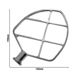 خلاط مسطح للعجانة - 145x50x190mm - ستانلس ستيل - متوافق مع RMF7B
