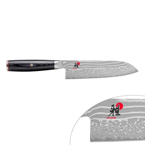 MIYABI | 5000 FC-D - SANTOKU - Hoja: 180mm