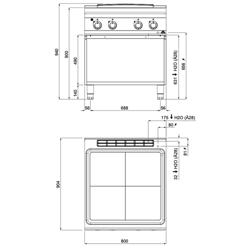Elektrikli Pleyt Izgara - 14kW