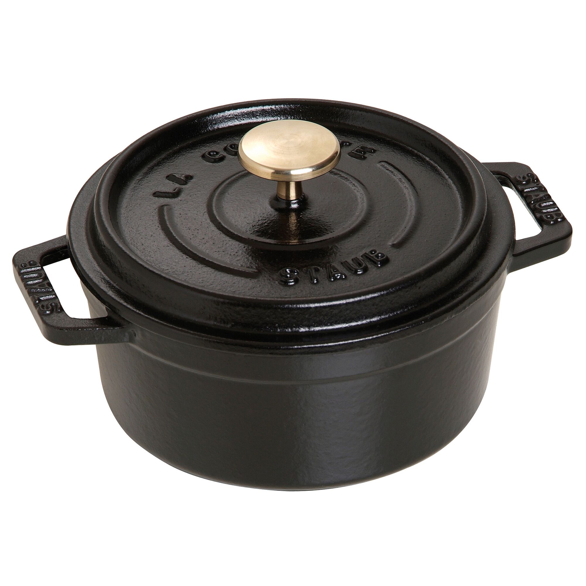 STAUB | Mini Cocotte Round Enamelled Cast Iron Casserole Dish – Ø 120 mm – Black