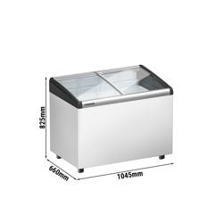 LIEBHERR | Vrieskist - 196 liter - glazen schuifdeksel - Wit