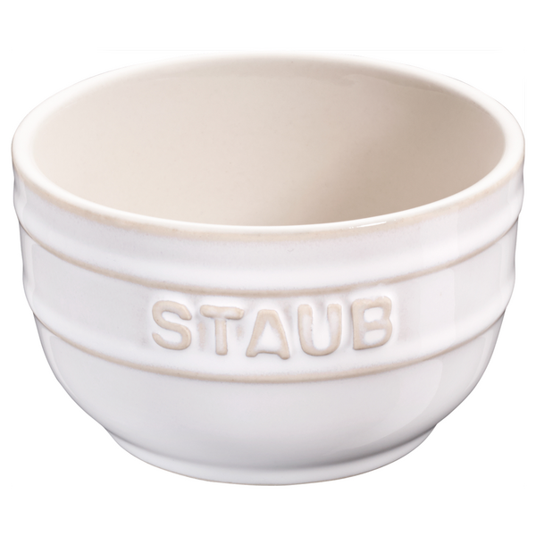 STAUB | CERAMIQUE - Zestaw foremek - 2 sztuki - ceramika - kość słoniowa biała	