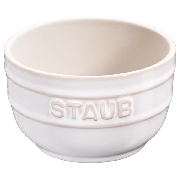 STAUB | CERAMIQUE – Zestaw foremek – 2 szt. – ceramika – kolor kości słoniowej