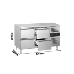 Kühltisch ECO - 1360x700mm - mit 4 Schubladen