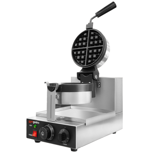 Máquina de Gofres - Placa simples - Rotação: 180° | máquina para Gofres | máquina de waffles
