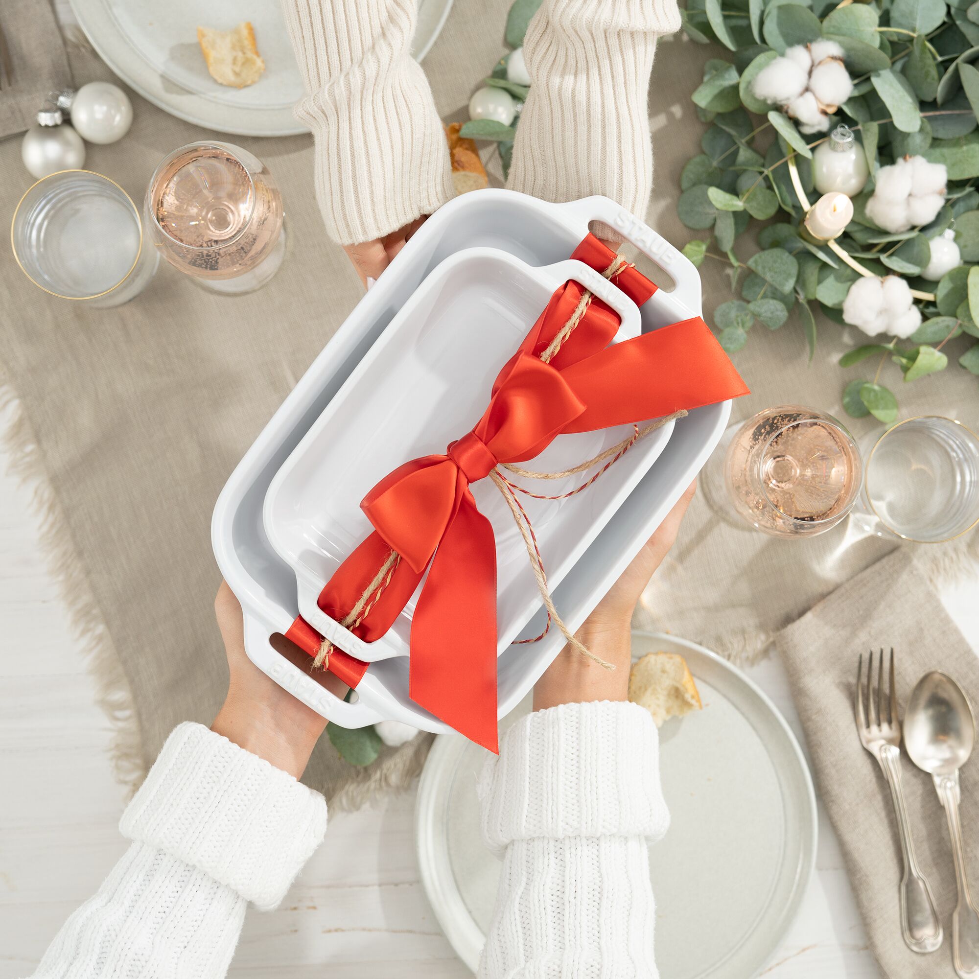 STAUB | CERAMIQUE - Plat à four - 140x110mm - Céramique - Blanc pur	