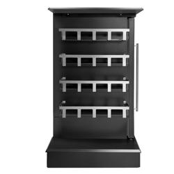 Chłodziarka barowa - 110L- 820mm - oświetlenie LED - sterowanie elektroniczne - cyfrowy wyświetlacz temperatury - 2–12°C