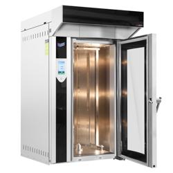 Rotierender Elektro Bäckerei-Heißluftofen mit Dampffunktion - Touch - 12-15x EN 600x400 - inkl. Waschsystem