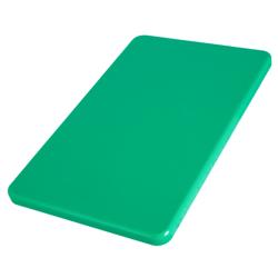Tábua de corte - 600x400mm - Espessura: 20mm - Conforme HACCP - Polietileno de alta densidade (HDPE 500) - Verde