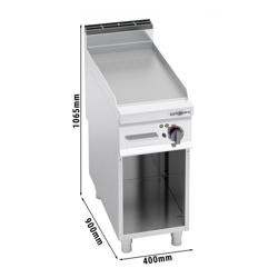 Fry Top Elettrico - 5,7 kW - Liscio - 396x667mm - incl. sottotelaio