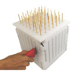 Presse à brochettes kebab - jusqu’à 49 brochettes - Manuelle