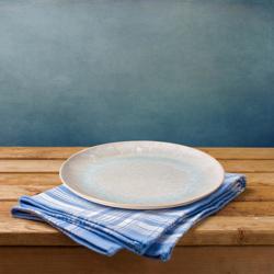 (6 stuks) LIGHT BLUE SEA - Bord - plat - Ø 285mm - Blauw