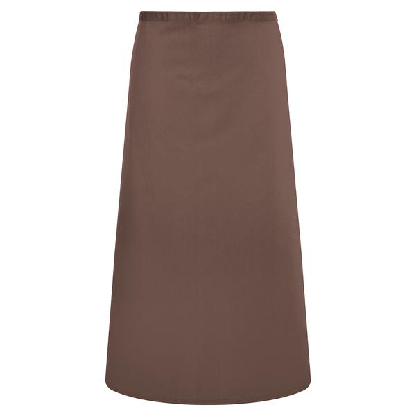 KARLOWSKY | Basic Bistro Waist Apron – Light Brown - 100×75 cm - 65% Polyester / 35% Cotton