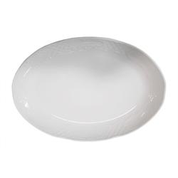 (6 pièces) CLASSICO - Assiette / plat - ovale - 230 x 152 mm - Blanc