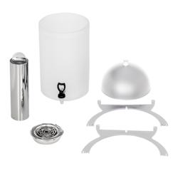Distributore di bevande fredde - 7 litri - cromato - incl. coperchio & contenitore