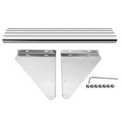 Mensola a parete in acciaio inox - 1505x457mm - con 1 ripiano