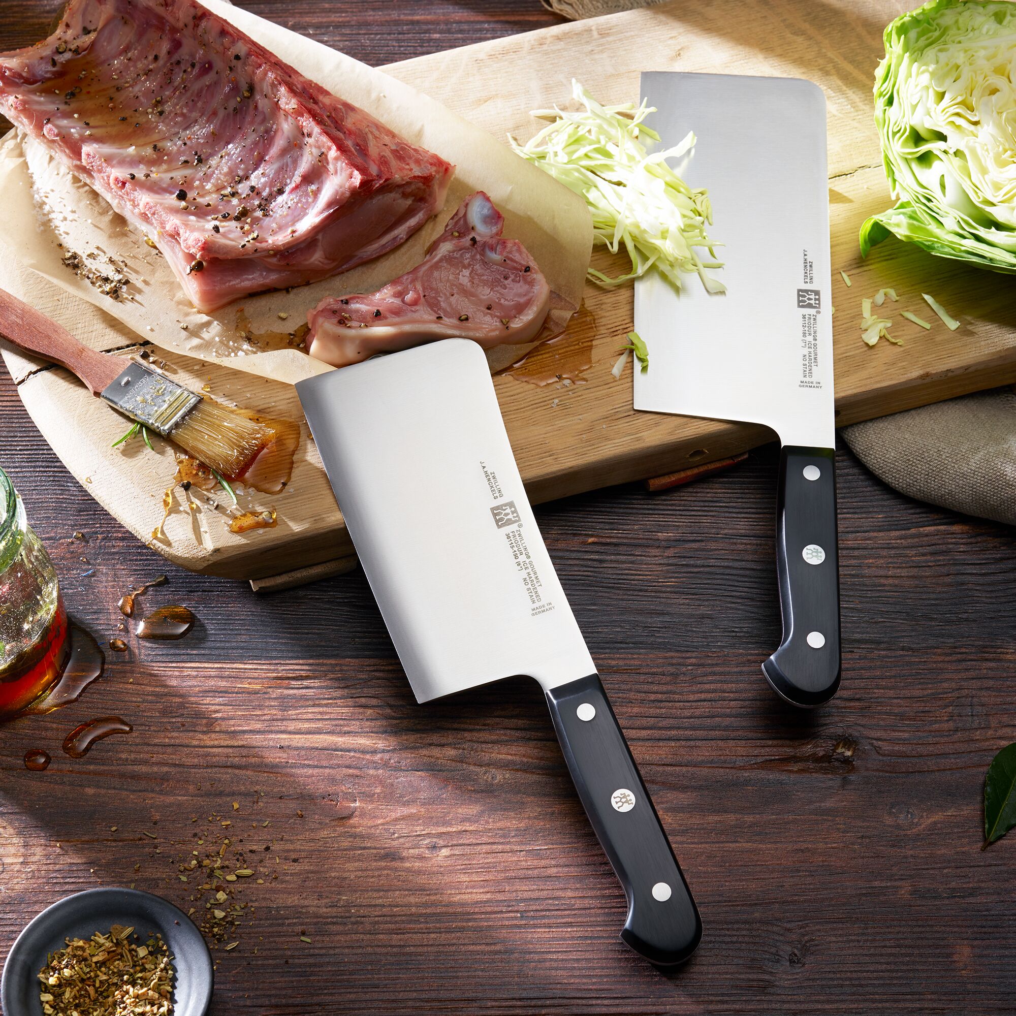 ZWILLING | GOURMET - Couteau de chef chinois - Lame: 180 mm