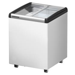 LIEBHERR commercial chest freezer - 104 litres - with sliding glass lid - white