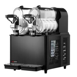 Slush-Maschine - 2x 3 Liter - 430 Watt - Schwarz