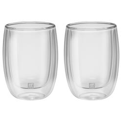 (2) ZWILLING | Sorrento Coffee Glasses – 200 ml - double‑walled borosilicate - handmade