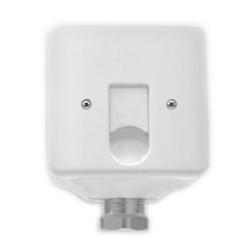 Gassteckdosa - 80x70x80 mm - 0,5 bar - plast - robust - lätt att rengöra - för gasanslutning utomhus och inomhus