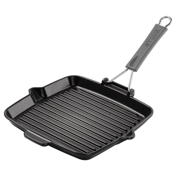 STAUB | GRILLPANNÁK - Grillserpenyő - 240x240mm - Öntöttvas - Fekete