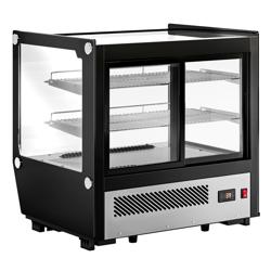 Pöytä kylmävitriini - 120 L- 700mm - neliön muotoinen - 2 hyllyä