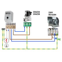 Centrifugaalventilator 1600m³/uur - voor Wandafzuigkap