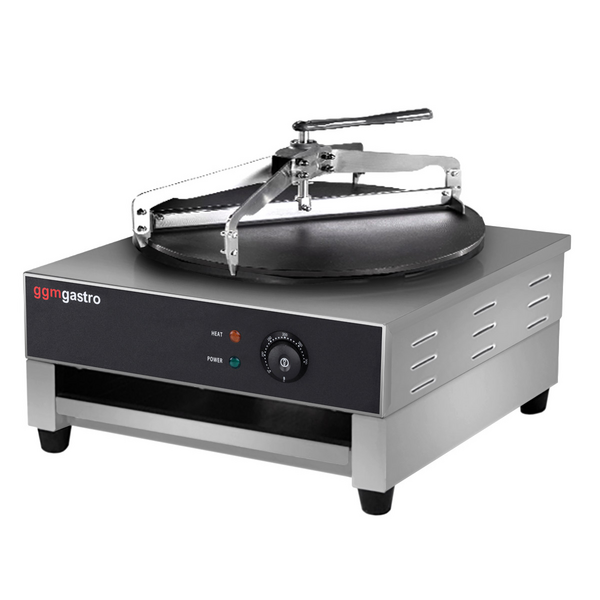 Pannenkoekenmaker - met 1 plaat - Ø 400mm incl. deegverdeler