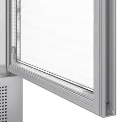 Drankenkoelkast - 435mm - 145L - frameloze glasdeur - met 1 glasdeur & lichtbak - digitaal display