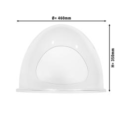 Tampa de plexiglas para caldeira de ovos