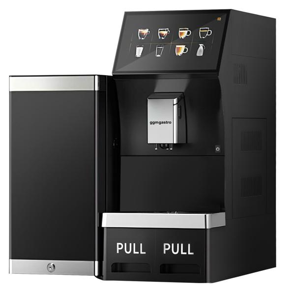 Professionele volautomatische espressomachine - 16 drankopties - 10" touchscreen - incl. versmelksysteem - incl. melkkoeler