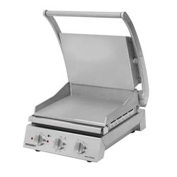 ROBAND | grill kontaktowy | grill do hamburgerów - 2,2 kW - gładka góra i dół - powierzchnia grillowania: 375x275mm	