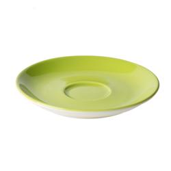 (6 pcs) BART COLOUR CAFE - Cappuccino saucers - Ø155mm - Lime
